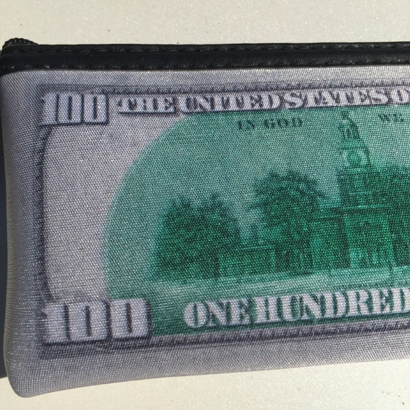 Money Makeup Wristlet Mini Purse Pouch - Picture 6 of 13